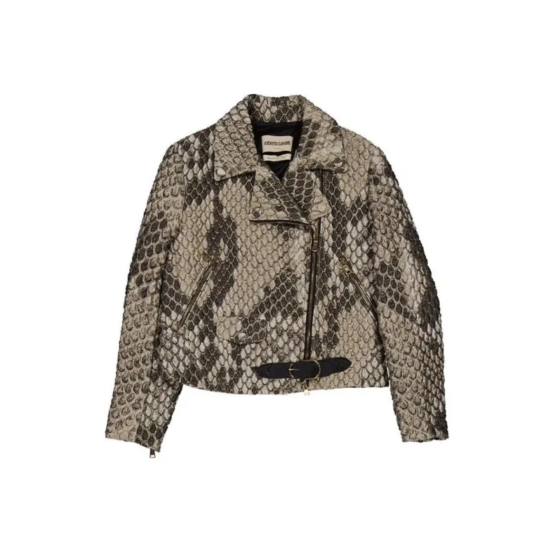 Roberto Cavalli Jackets Coats Women's Taupe-0