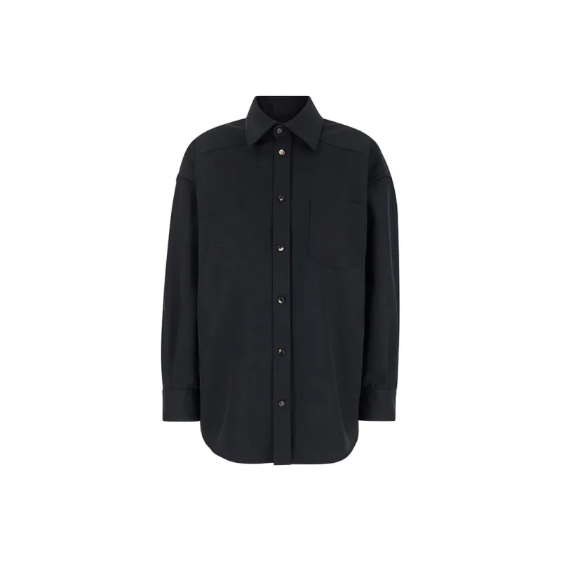 Bottega Veneta Oversized Twill Shirt-0
