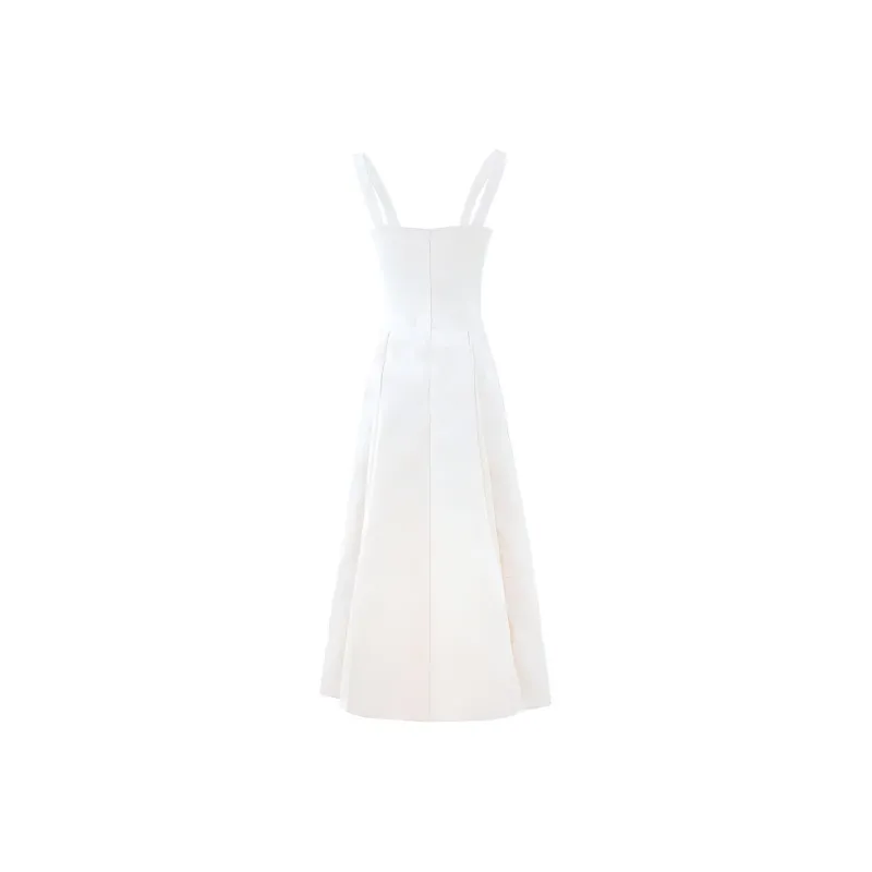 PAZZO Slip Dress Women's White Gold Apricot-1