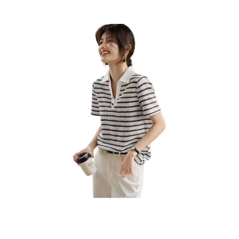 XWI T Shirt Women's Black White-0