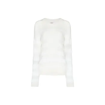 Rta Agatha Striped Knitted Top