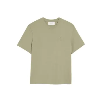 AMIPARIS Logo embossed Cotton T shirt