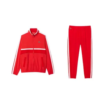 LACOSTE Djokovic Collaboration Casual Sportswear Men Red