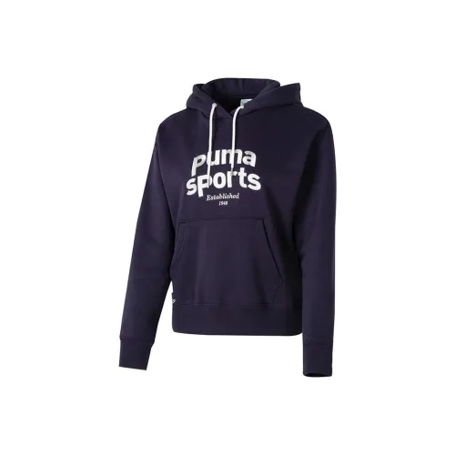 PUMA Sports Life Collection Sweatshirts Women's Navy Blue