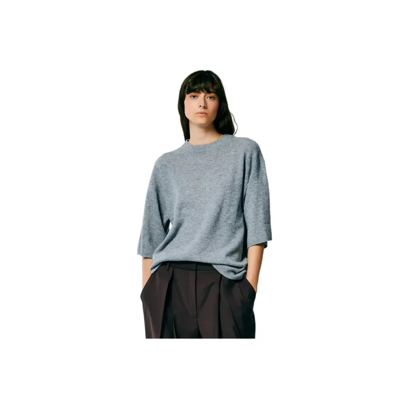 TIBI Cashmere Sweater Women's Gray-0
