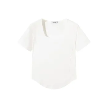 Jean West T Shirt Regular Summer Women's White