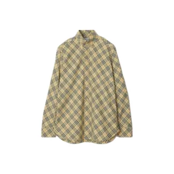 Burberry Check Pattern Long Sleeved Shirt