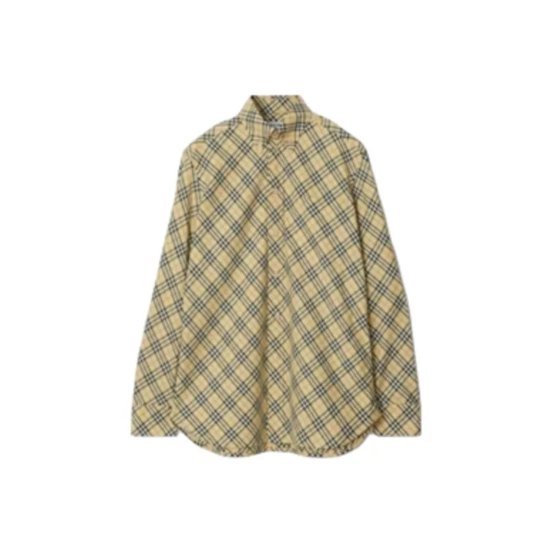 Burberry Check Pattern Long Sleeved Shirt-0