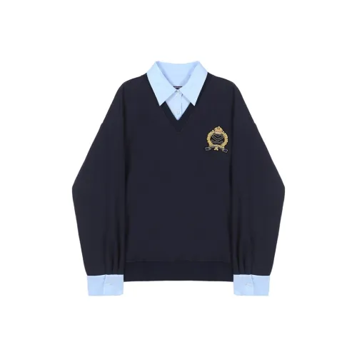 VEGA CHANG SS24 Sweatshirt Women's Harbor Blue