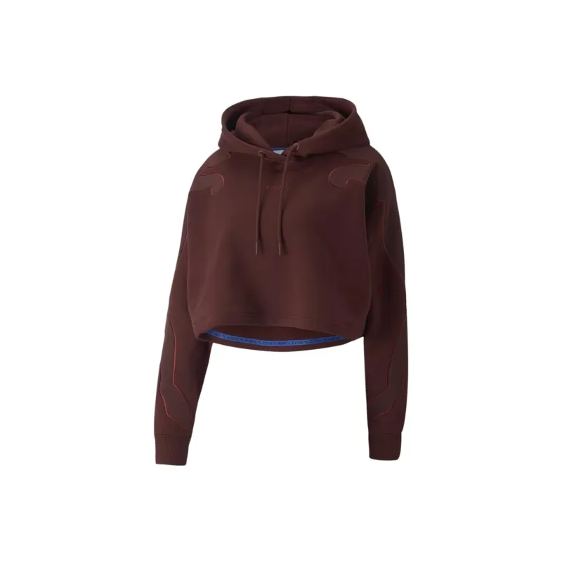PUMA Sweatshirts Women's Burgundy-0