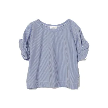 Beams Shirts Women's Blue With White Lettering