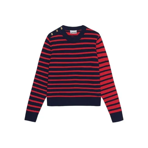 GANNI FW23 Knitwear Women's Pomegranate Juice Red
