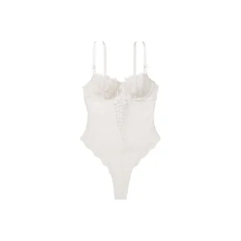 Victoria's Secret Bodysuits Women's White