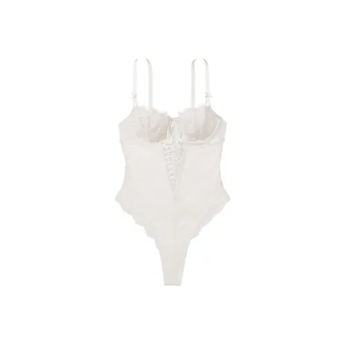 Victoria's Secret Bodysuits Women's White