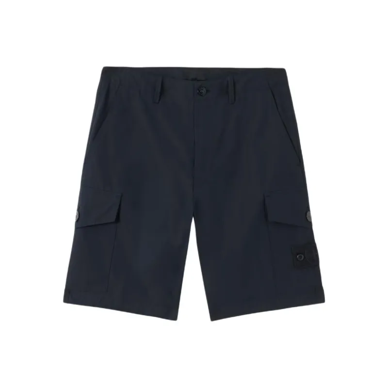 STONE ISLAND Ghost Logo Patch Shorts-0