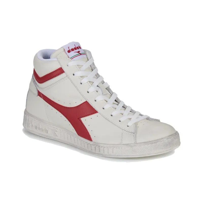 Diadora GAME L Wear resistant And Lightweight Mid Top Skateboard Shoes Men's Beige-2