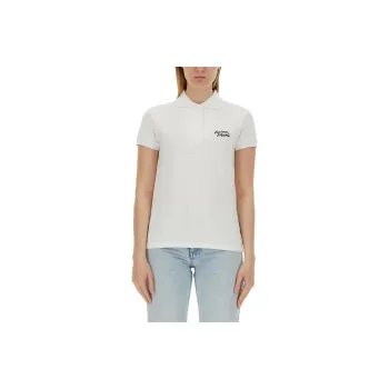 Maison Kitsune Handwriting Short Sleeved Polo Shirt