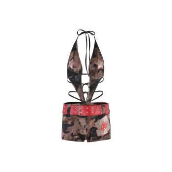 I.AM.GIA LIANNA ROMPER Bodysuits Women's Camo/Camouflage