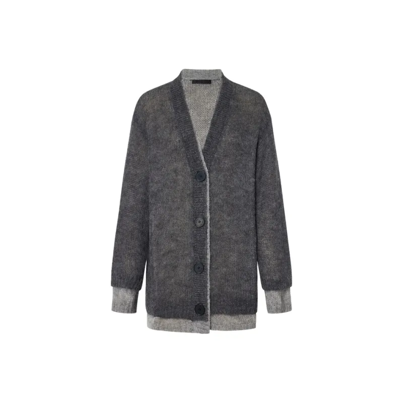 MOCO Knitwear Women's Dark Heather Gray-0