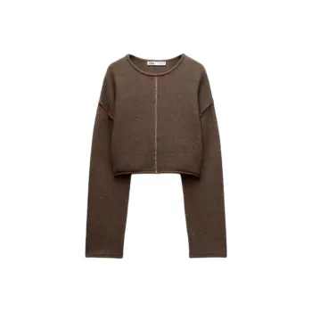 ZARA Knitwear Women's Khaki