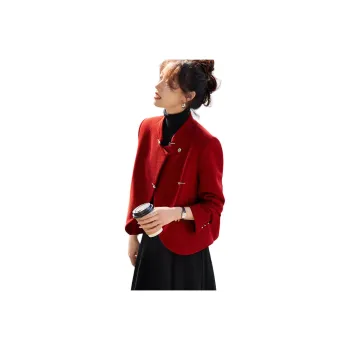 Mo Han Yi Mei Jackets & Coats Women's New Year Red