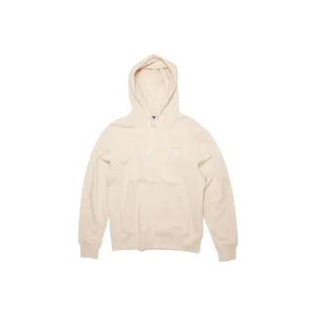 Acne Studios Face Patch Logo Hooded Sweatshirt Oatmeal Melange