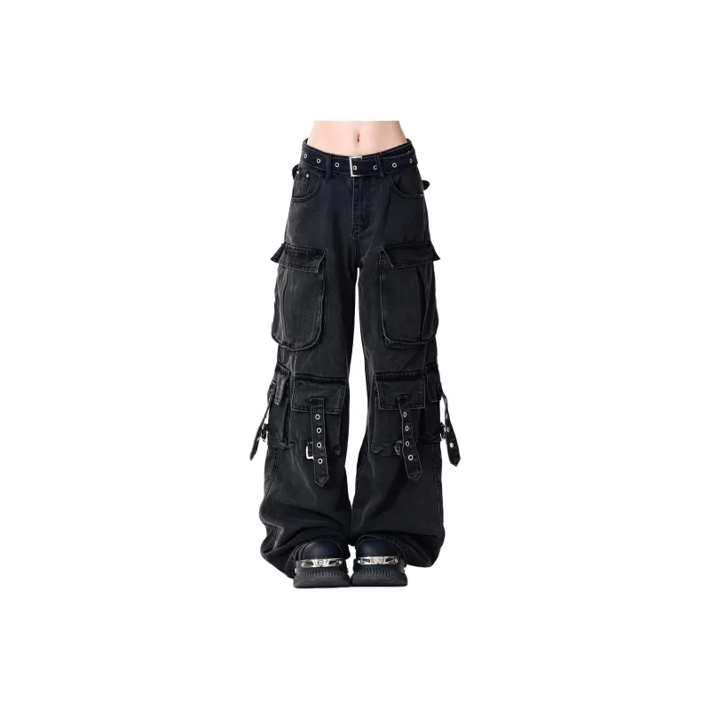 Pirkadat Cargo Pants Unisex Black-1