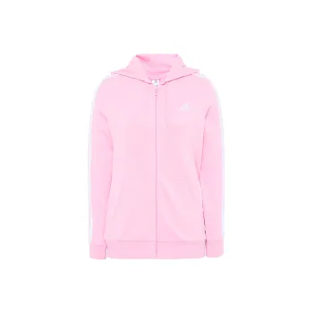 Adidas Essentials Full Zip Hoodie Jackets Coats Women's Pink