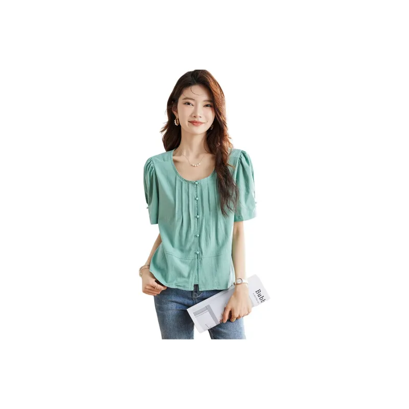 TERRE BLEUE Shirt Women's Green-0
