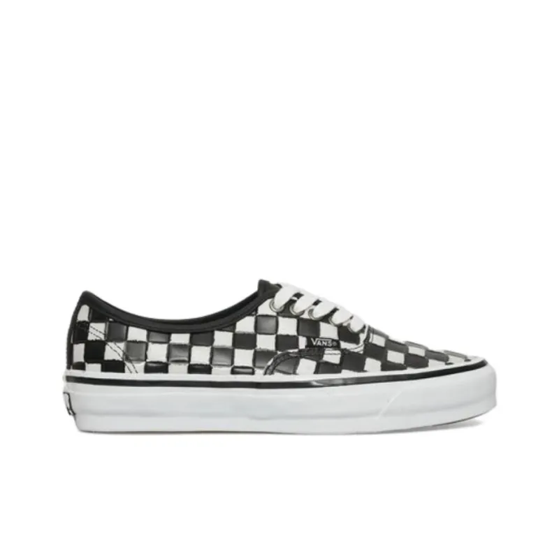 Vans Authentic 44 Wear resistant And Lightweight Low Top Skateboard Shoes Unisex Black-1