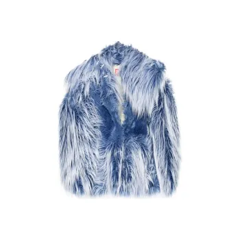 DIESEL W-Caby Long Sleeved Fur Coat