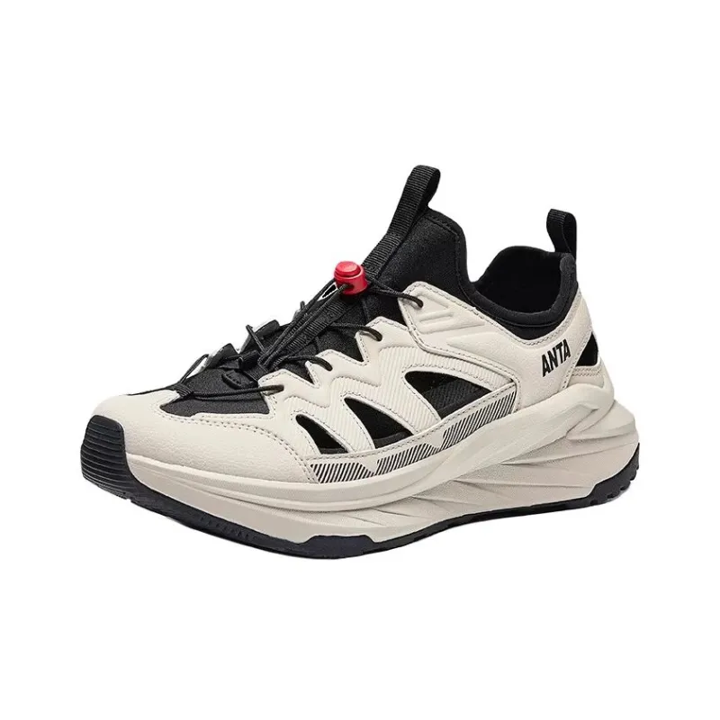 Anta Forest Exploration Abrasion Resistant Cushioning River Trekking Shoes Men's Beige-1