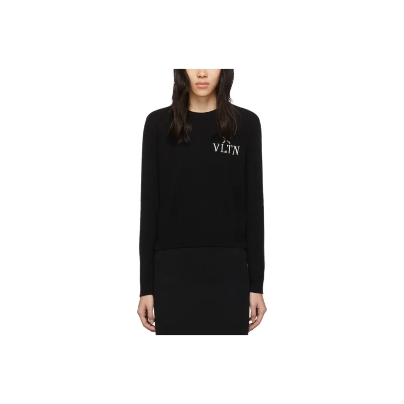 Valentino SS22 Cashmere Sweater Women's Black-0