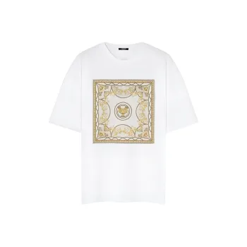 VERSACE La Coupe Des Dieux Crewneck T Shirt