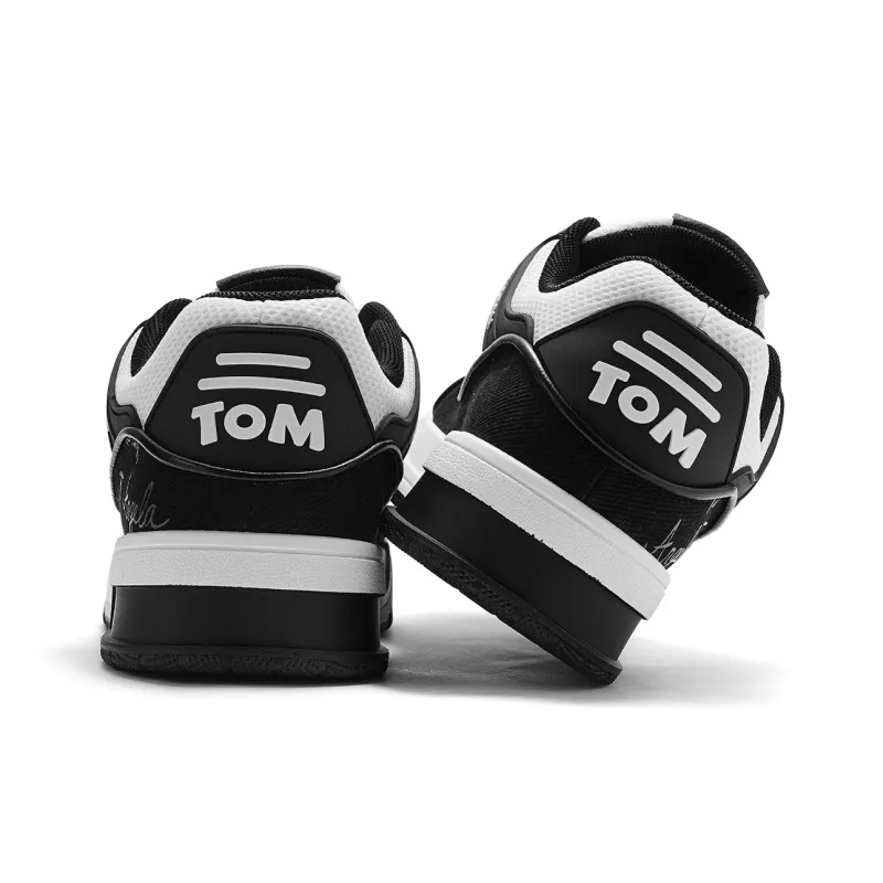 TALKING TOM Impact Resistance Low Top Skateboard Shoes Unisex Ecru-12