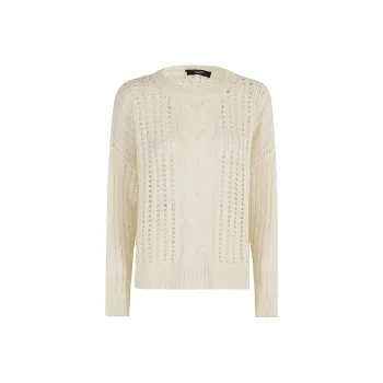 WEEKEND MaxMara Crewneck Crochet Jumper