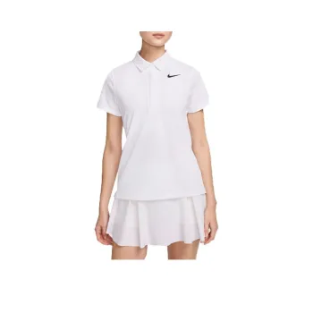 Nike Women's Dri FIT ADV Short Sleeve Golf Polo Shirt Women's White