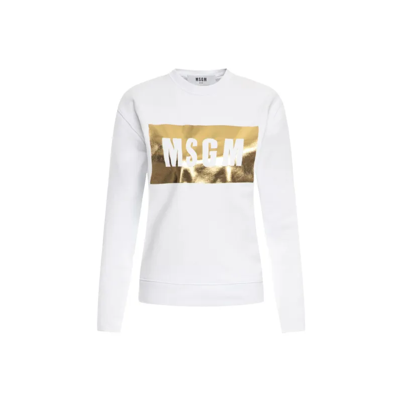 MSGM Sweatshirts Women's White-0