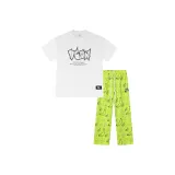 Defense White+Banana Party Green
