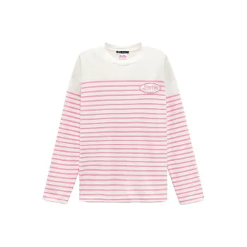 ZARA T Shirt Women's Pink White