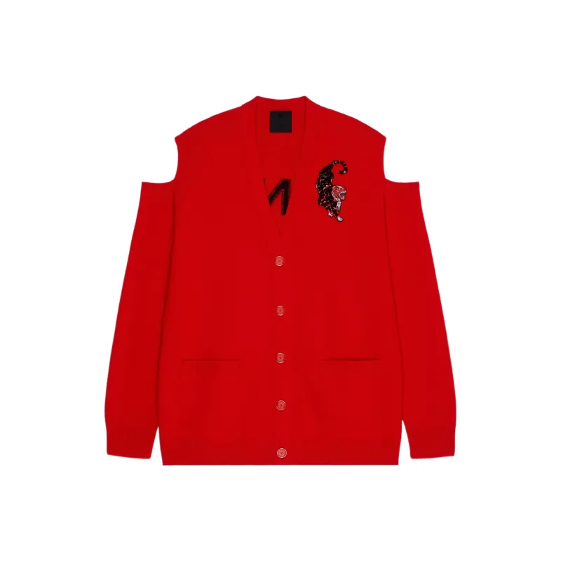 Givenchy Cashmere Sweaters Women's Red-0