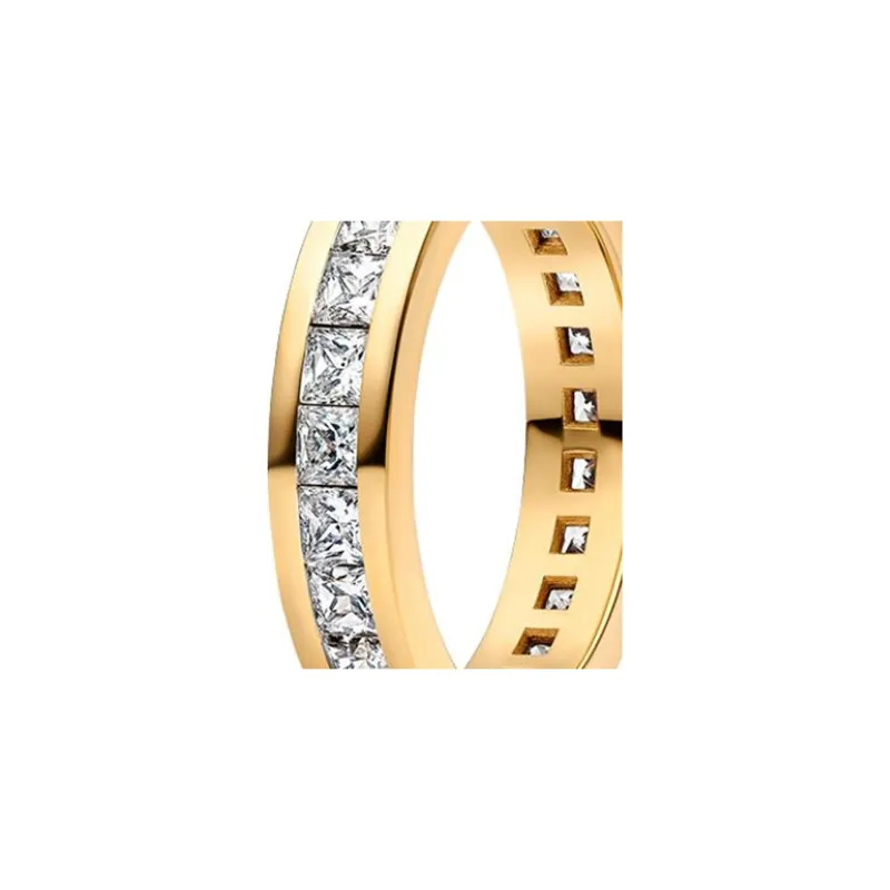 Pandora 925 Sterling Silver Rings Unisex Gold-1