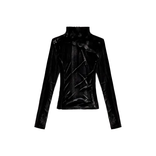 DIESEL T Slimy Mock Neck Top