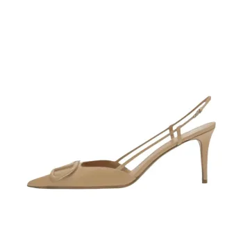 Valentino Slim Heel High Heels 9.5cm Women's Light Umber
