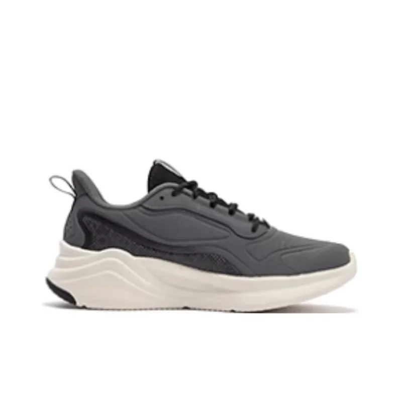 361° Cushioned Slip Resistant Low Top Running Shoes Men's Gray Black-1