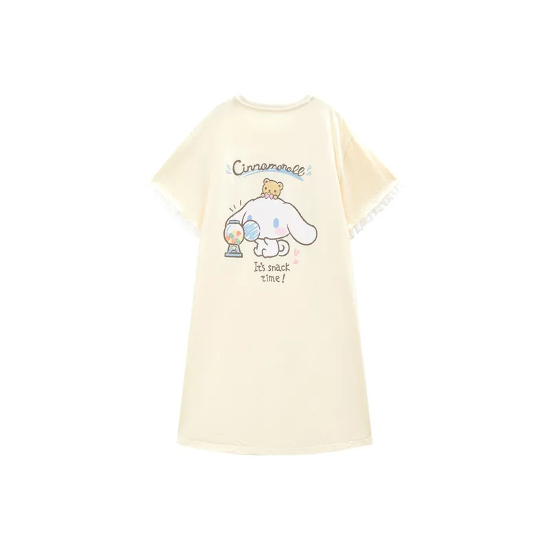 GUKOO x Sanrio/ Yugui Dog Nightgown Women's Malt Yellow-0