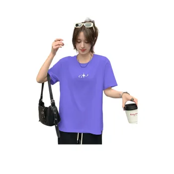 Tonlion T Shirt Women's Electric Purple