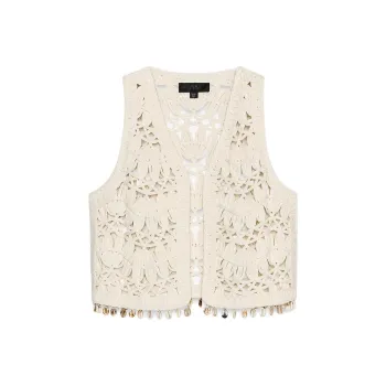 ZARA Tank Top Women's Raw White