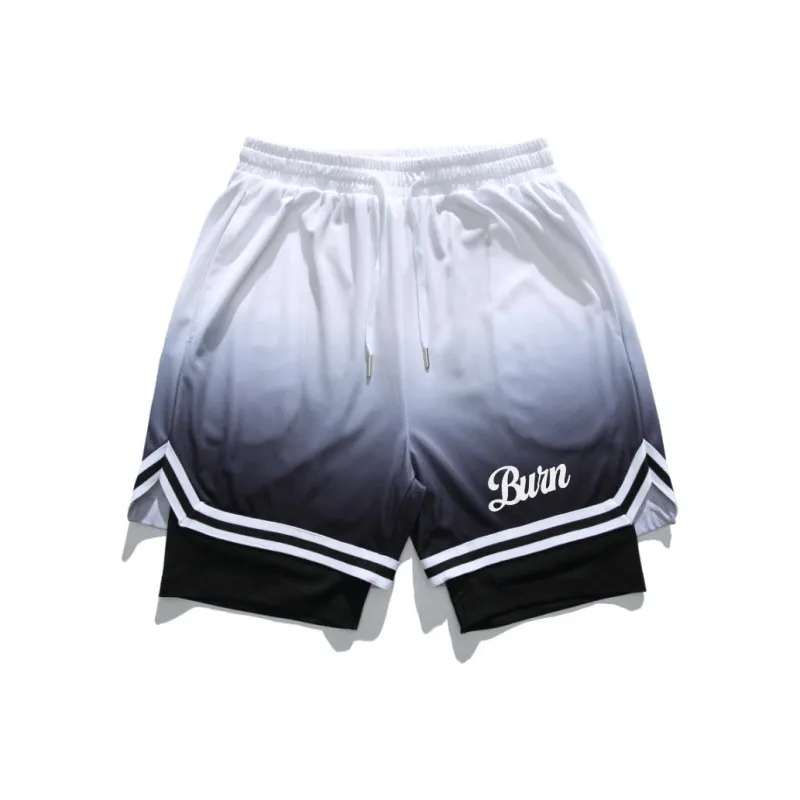 TBSM Basketball Shorts Unisex White-6