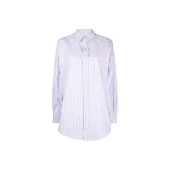 Maison Margiela Pinstripe Long Sleeved Shirt